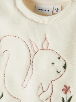 Baby Pullover aus Teddystoff