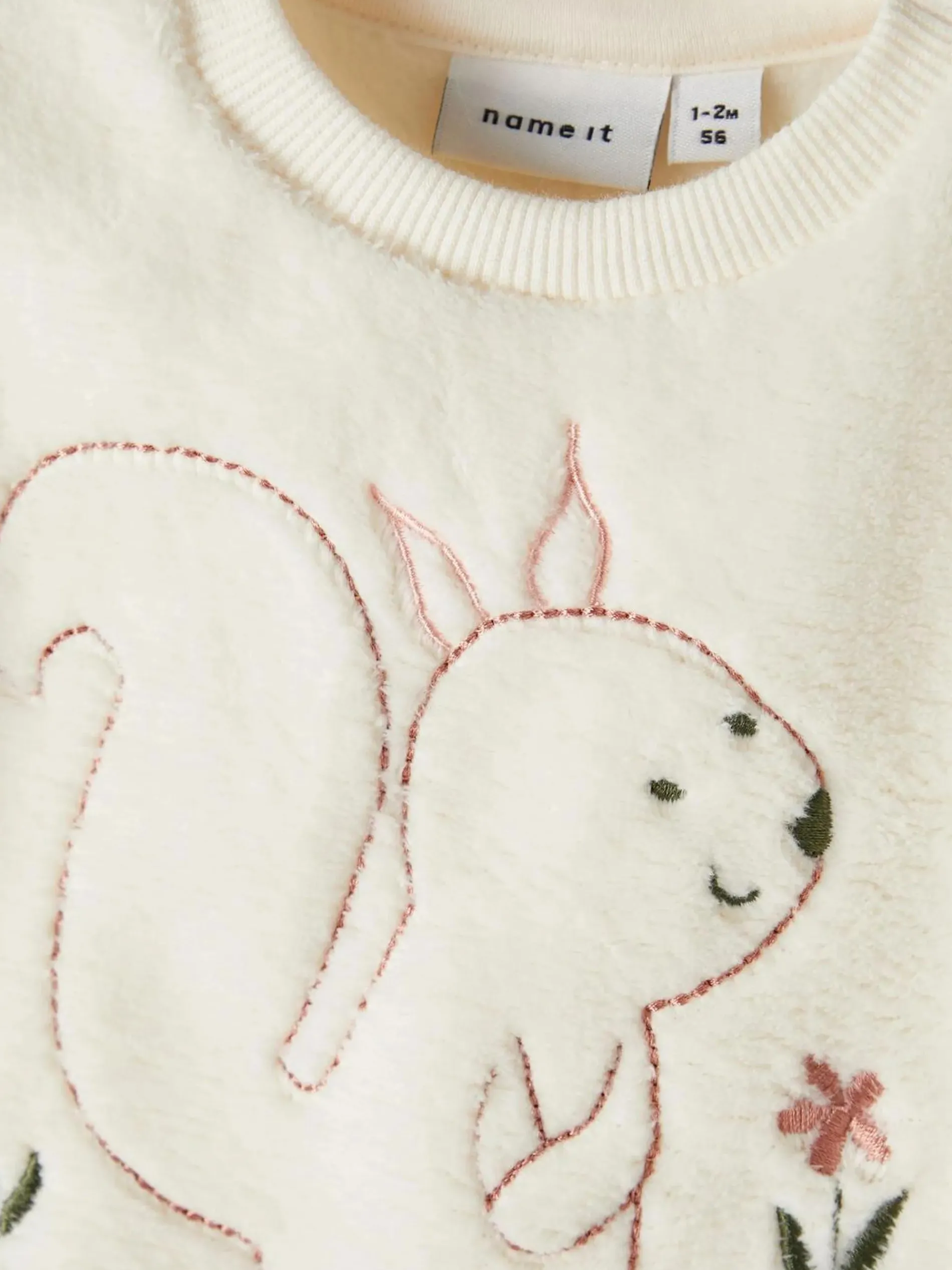 Baby Pullover aus Teddystoff