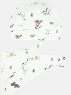 Baby Set, best. aus Mütze und Halstuch