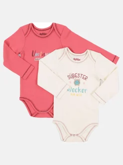 Baby Sprüche Body im 2er Pack