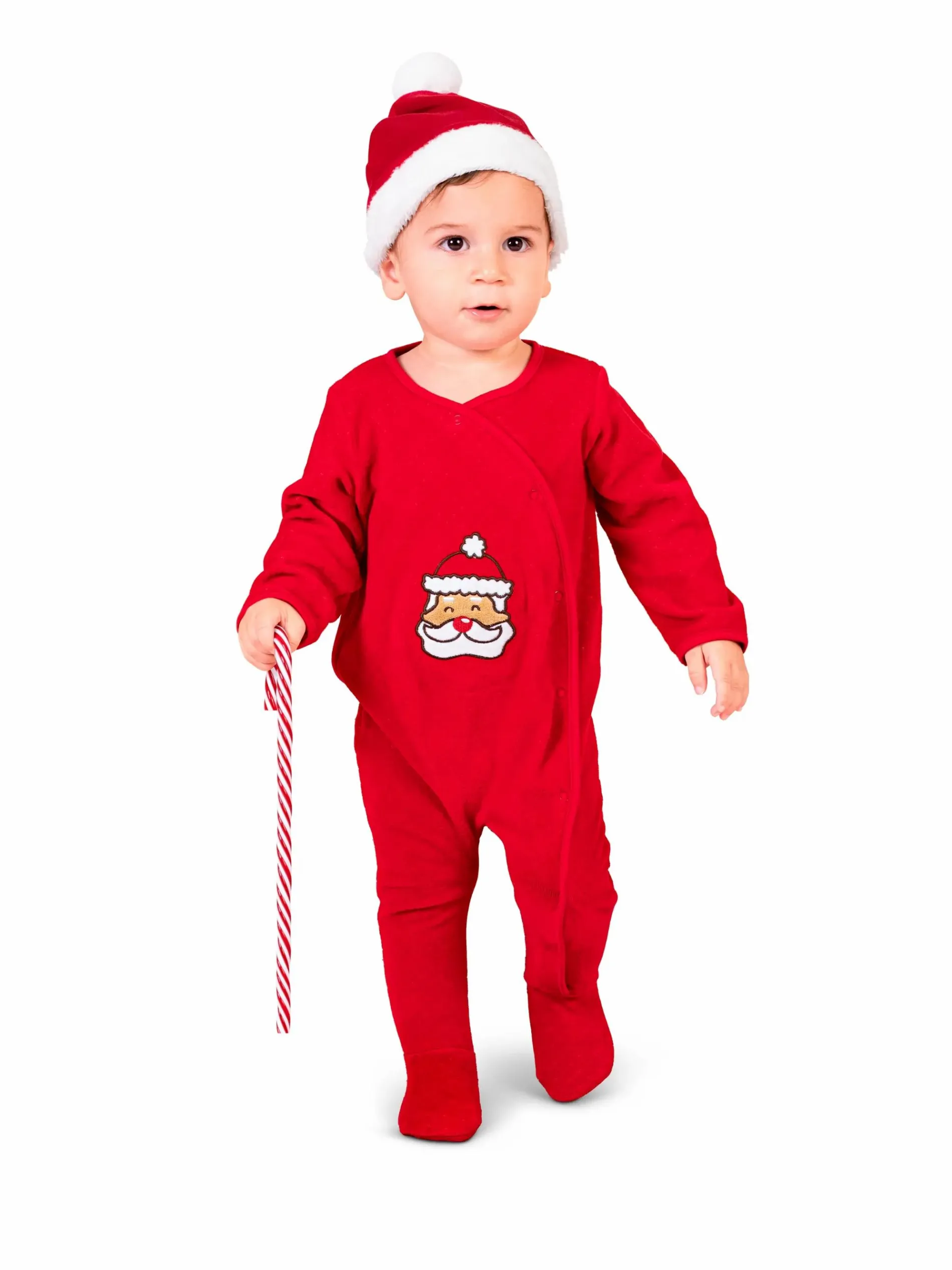 Baby Strampler im Weihnachtsmotiv