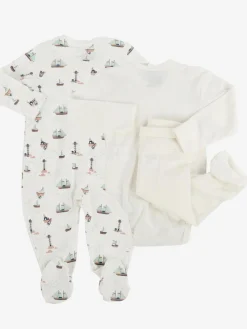 Baby Strampler Set, best. aus Body, Strampler, Hose und Mütze