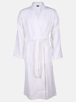 Bademantel in Kimonoform