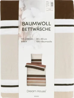 Biber Bettwäsche, 135x200cm