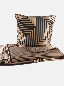 Biberbettwäsche mit abstraktem Motiv 155x220cm