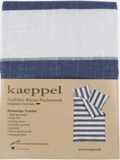 Biberbettwäsche mit Streifen 155x220cm