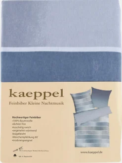 Biberbettwäsche mit Streifen 155x220cm