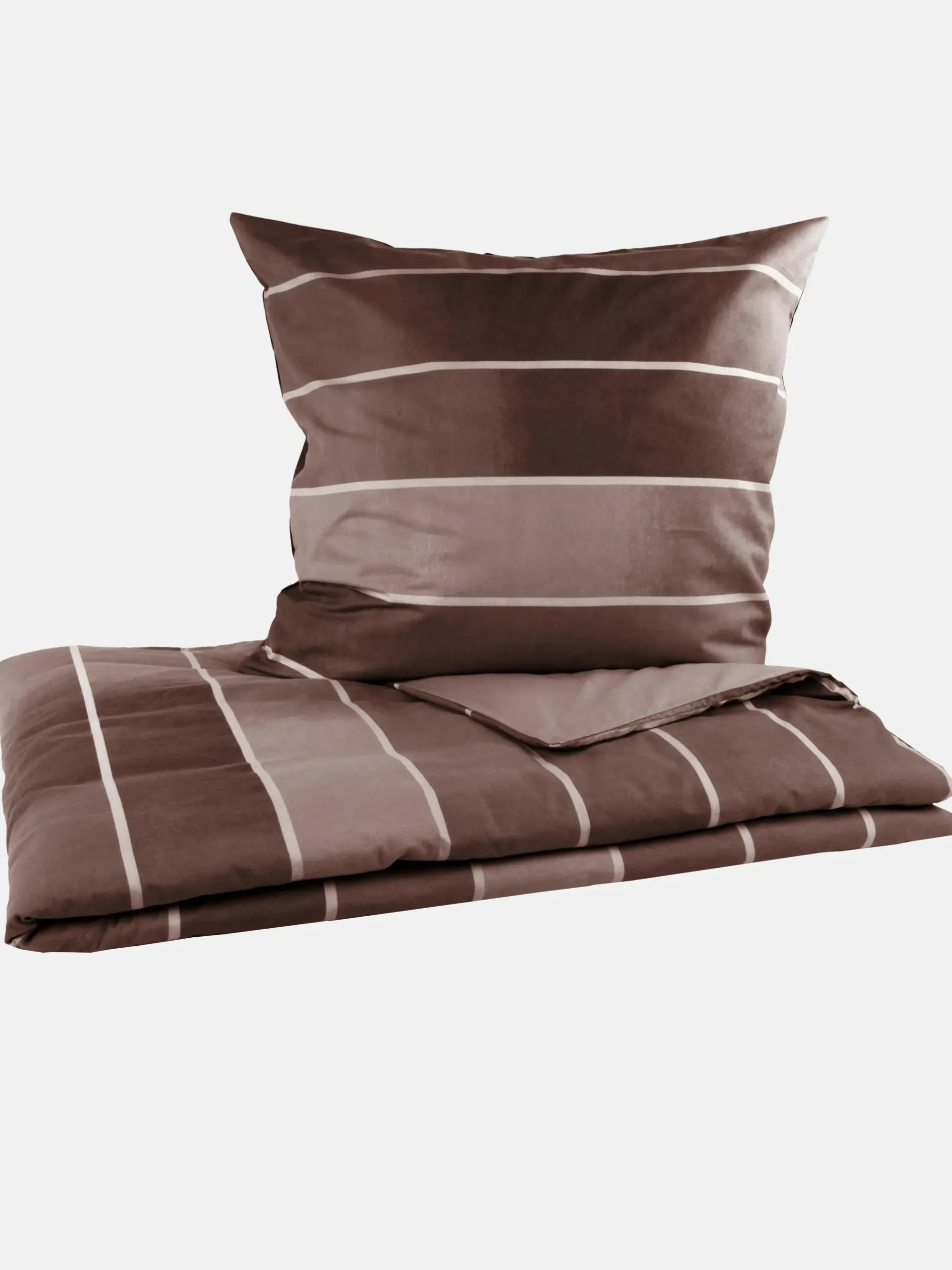 Biberbettwäsche mit Streifen 135x200cm