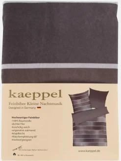 Biberbettwäsche mit Streifen 135x200cm