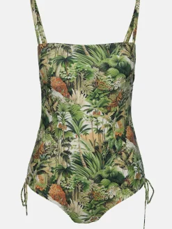 Damen Badeanzug Jungle