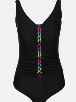 Damen Badeazug mit Farbdetails