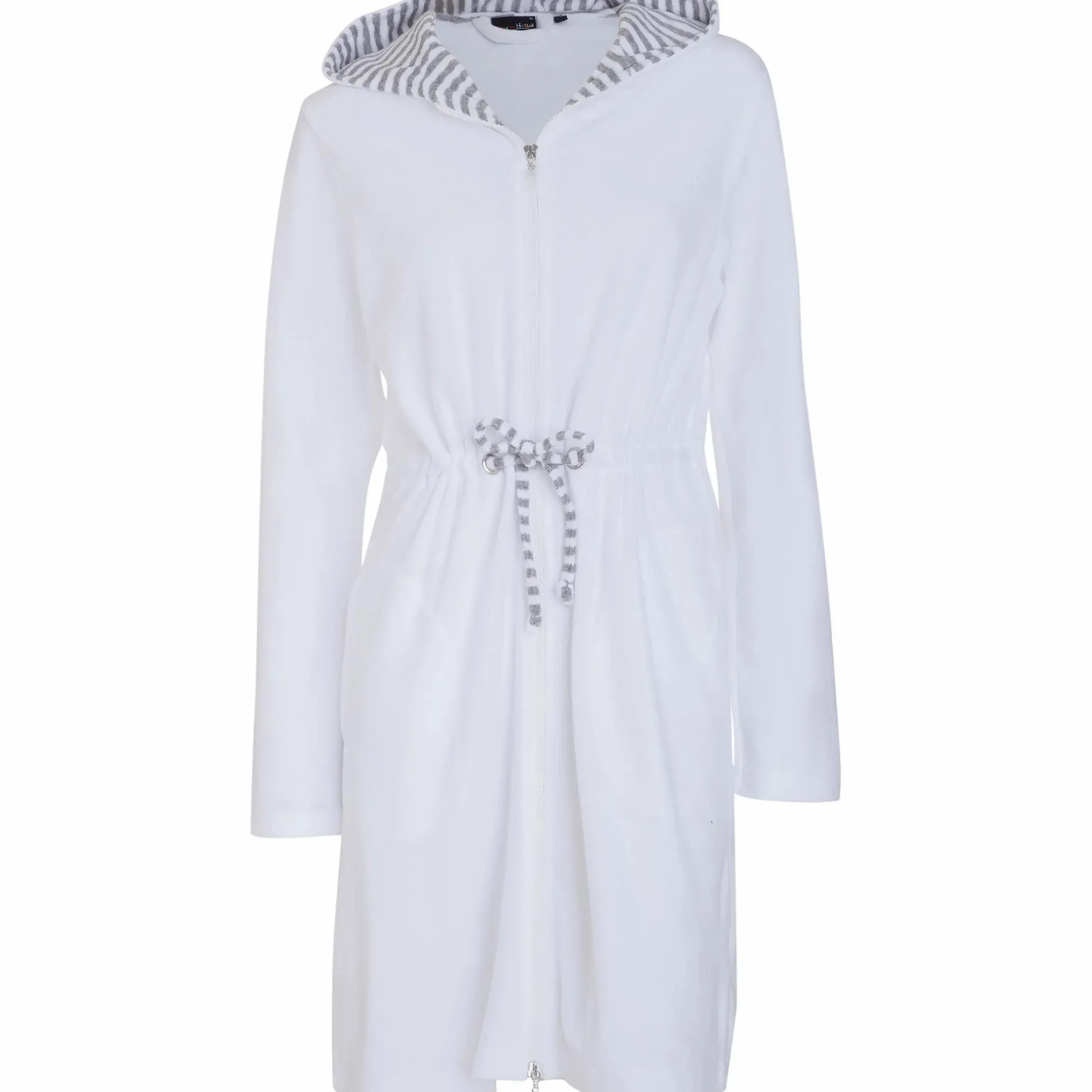 Damen Bademantel mit Kapuze