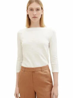 Damen Basic Shirt mit 3/4 Arm