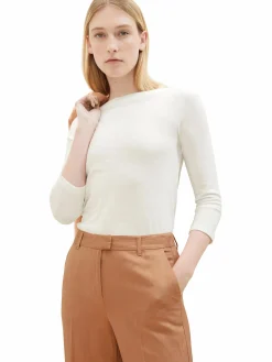 Damen Basic Shirt mit 3/4 Arm