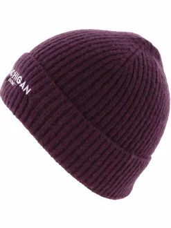 Damen Beanie in Rippoptik