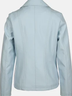 Damen Bikerjacke in Kunstleder