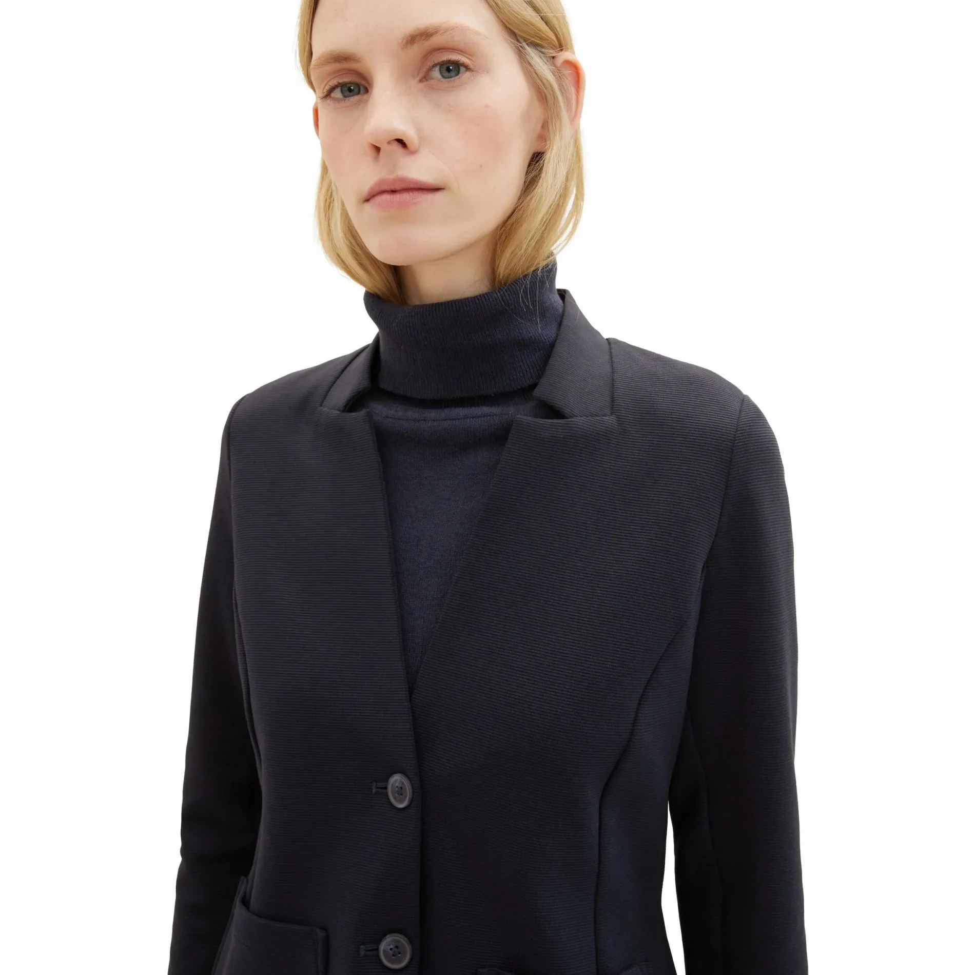 Damen Blazer in Ottoman Ripp