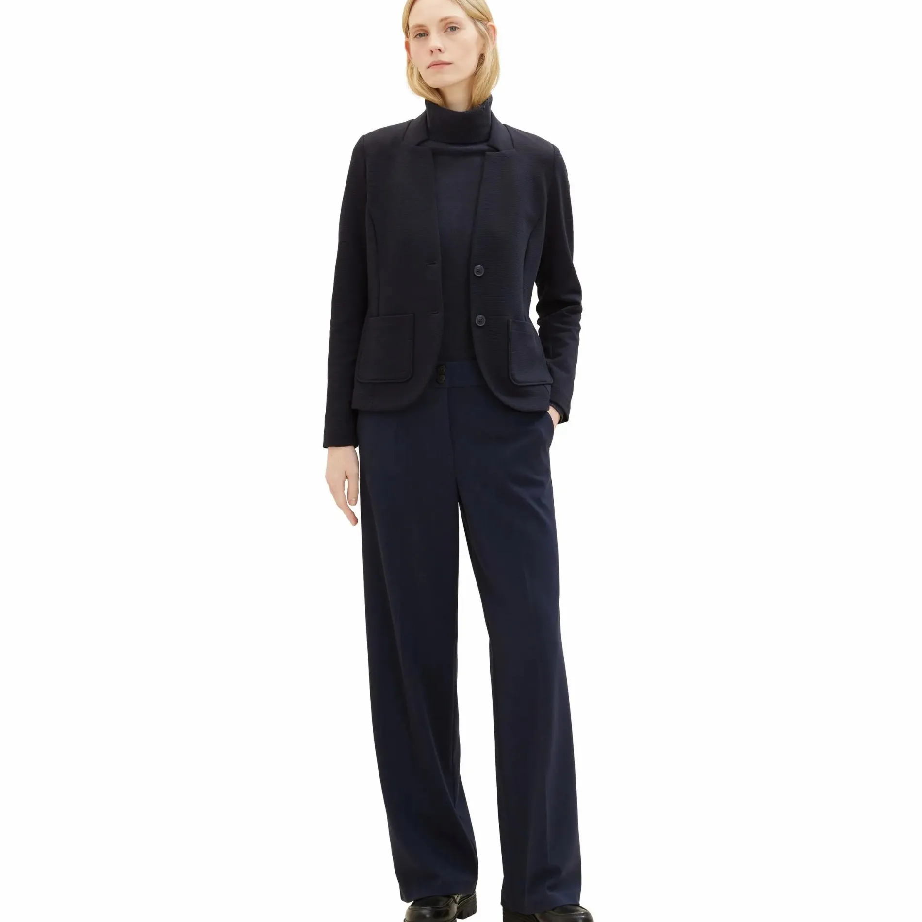 Damen Blazer in Ottoman Ripp