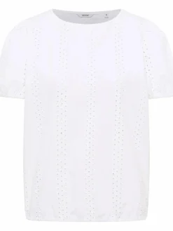 Damen Bluse "Assaria" mit Lochstickerei