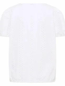 Damen Bluse "Assaria" mit Lochstickerei