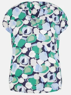Damen Bluse mit Alloverprint
