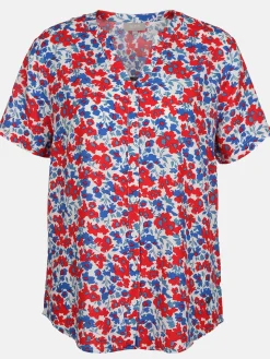 Damen Bluse mit Alloverprint