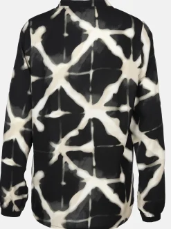 Damen Bluse mit Glitzerbündchen