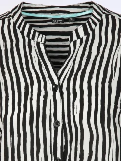 Damen Bluse mit krempelbaren Ärmeln