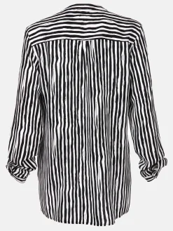 Damen Bluse mit krempelbaren Ärmeln