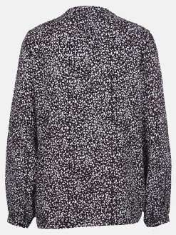 Damen Bluse mit langem Arm und Minimalprint