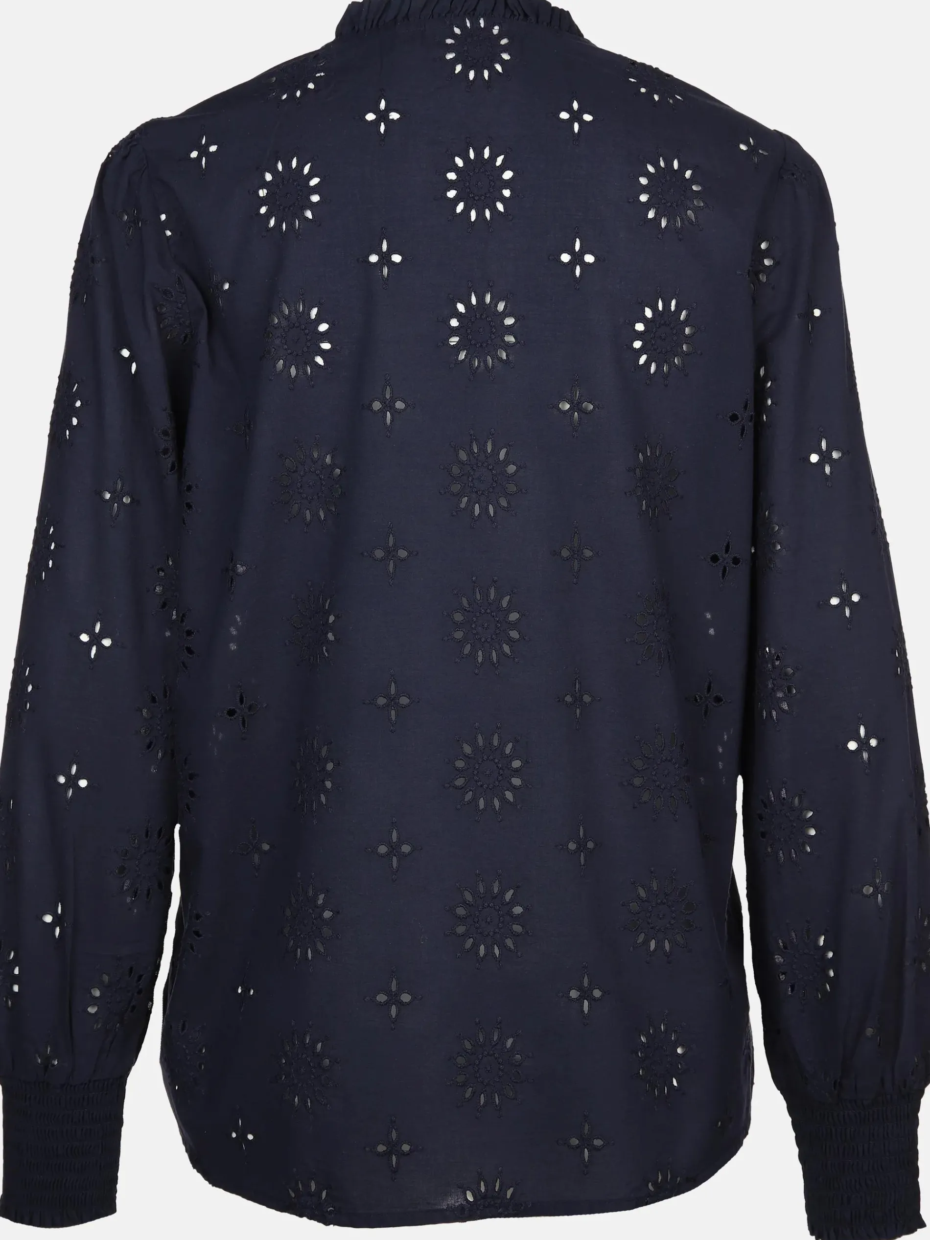 Damen Bluse mit Lochstickerei