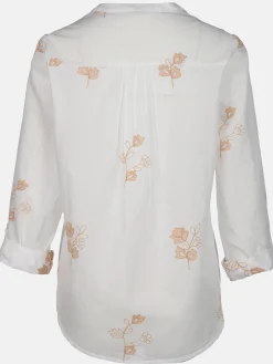 Damen Bluse mit Stickerei