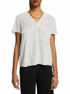 Damen Bluse mit V-Ausschnitt