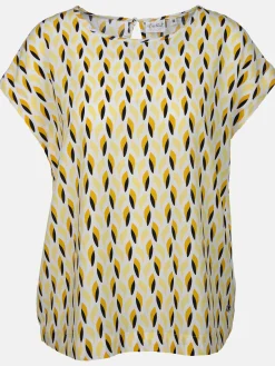 Damen Blusentop mit Alloverprint