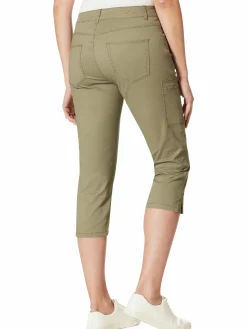 Damen Capri 5-Pocket Slim Fit