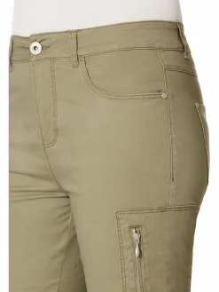 Damen Capri 5-Pocket Slim Fit