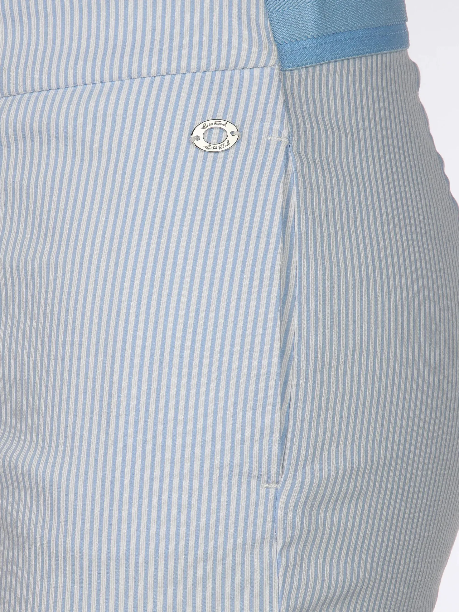 Damen Caprihose im Streifenlook