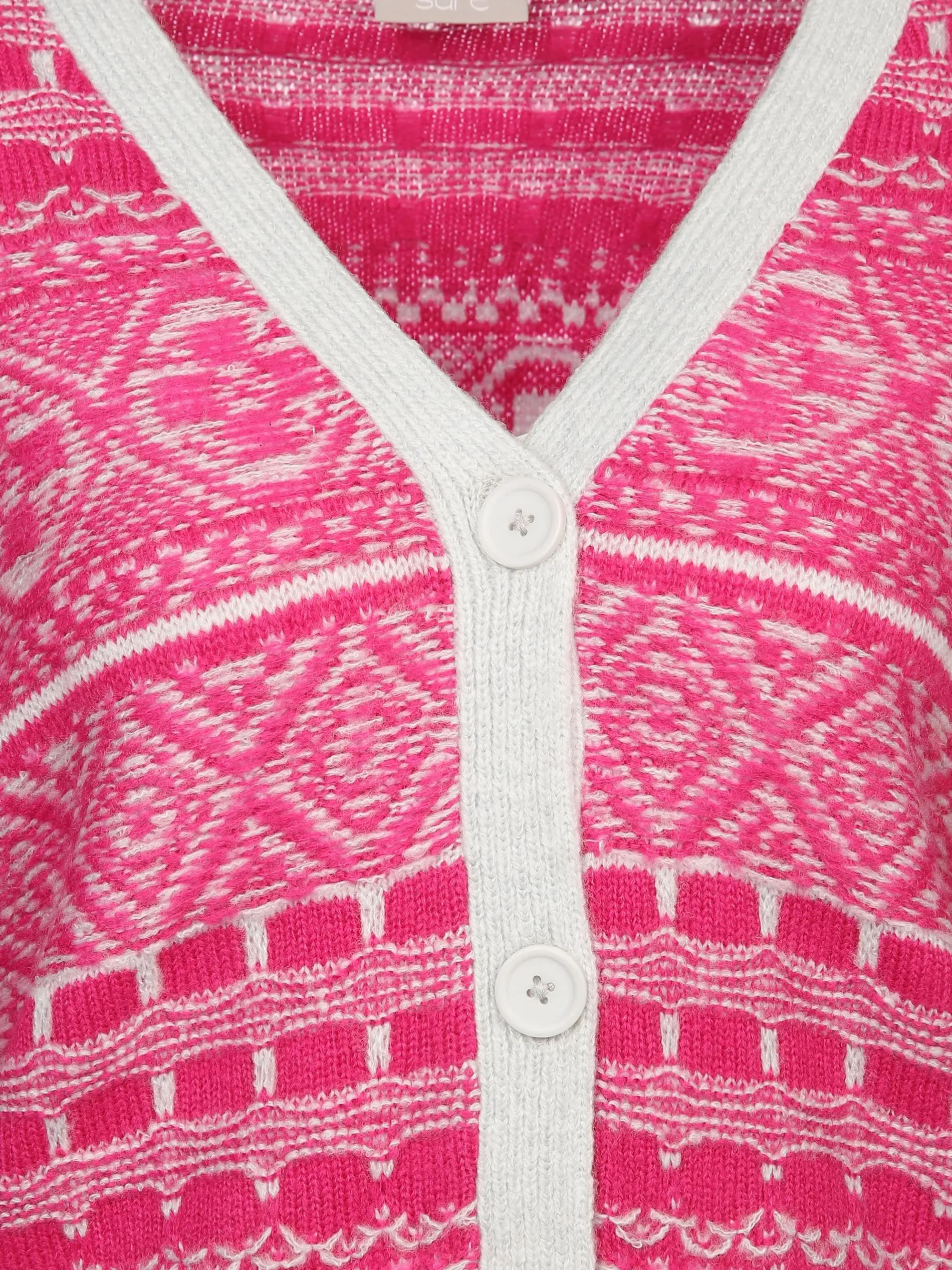 Damen Cardigan mit hübschem Mustermix