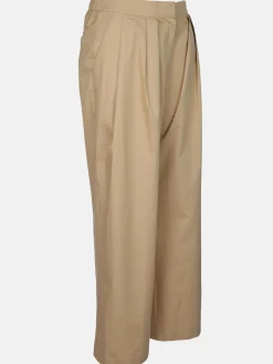 Damen Culotte Hose mit Bundfalten