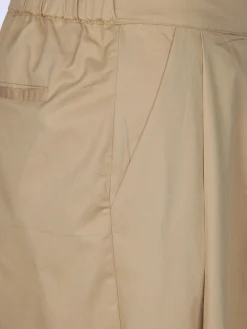 Damen Culotte Hose mit Bundfalten