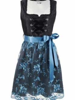 Damen Dirndl mit Spitzenschürze