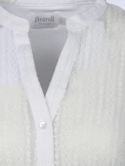 Damen Dirndlbluse mit V-Ausschnitt