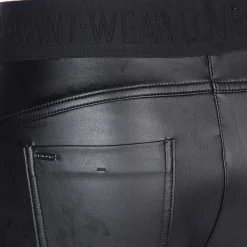 Damen Fakelederhose mit wärmendem Innenfutter