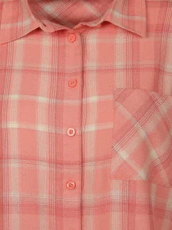 Damen Flanellbluse mit Karos