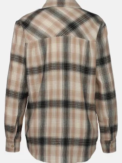 Damen Flanellbluse mit Karos