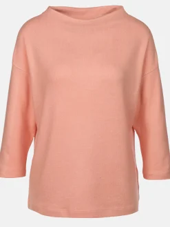 Damen Flauschshirt mit 3/4 langem Arm