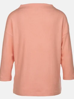 Damen Flauschshirt mit 3/4 langem Arm