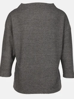 Damen Flauschshirt mit 3/4 langem Arm