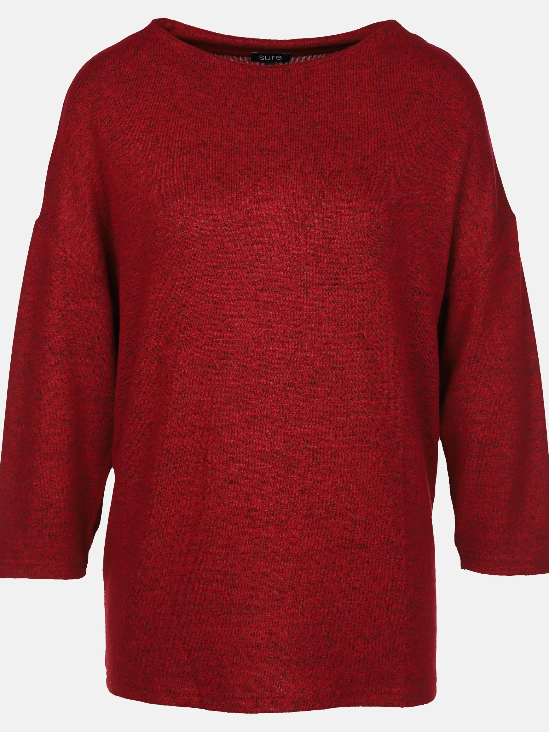 Damen Flauschshirt mit 3/4 langem Arm