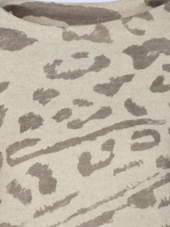 Damen Flauschshirt mit Alloverprint